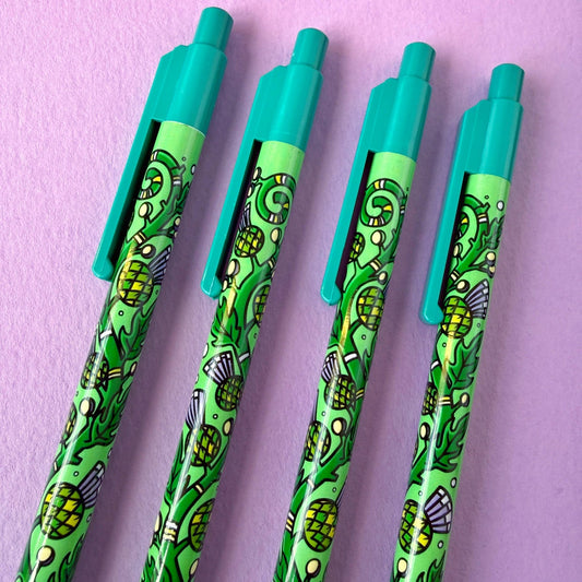 Thistle Pattern Ballpoint Pen - The Wandering Satchel