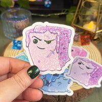 Glatinous Cube Stickers