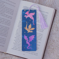 Dragon Bookmark, Fantasy Bookmark with Tassel