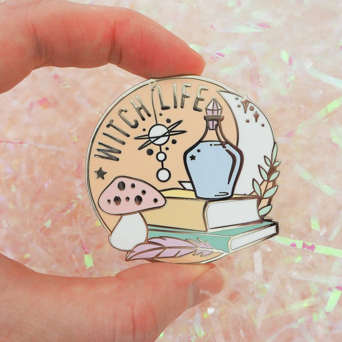 Witch Life Enamel Pin
