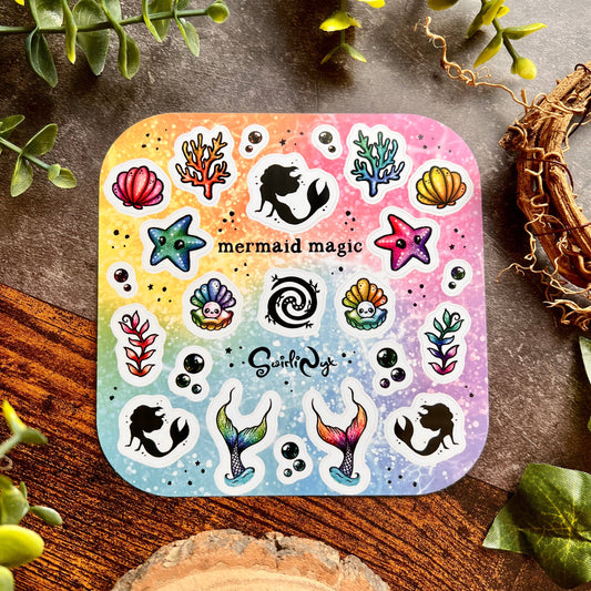 Mermaid Magic Rainbow Sticker Sheet