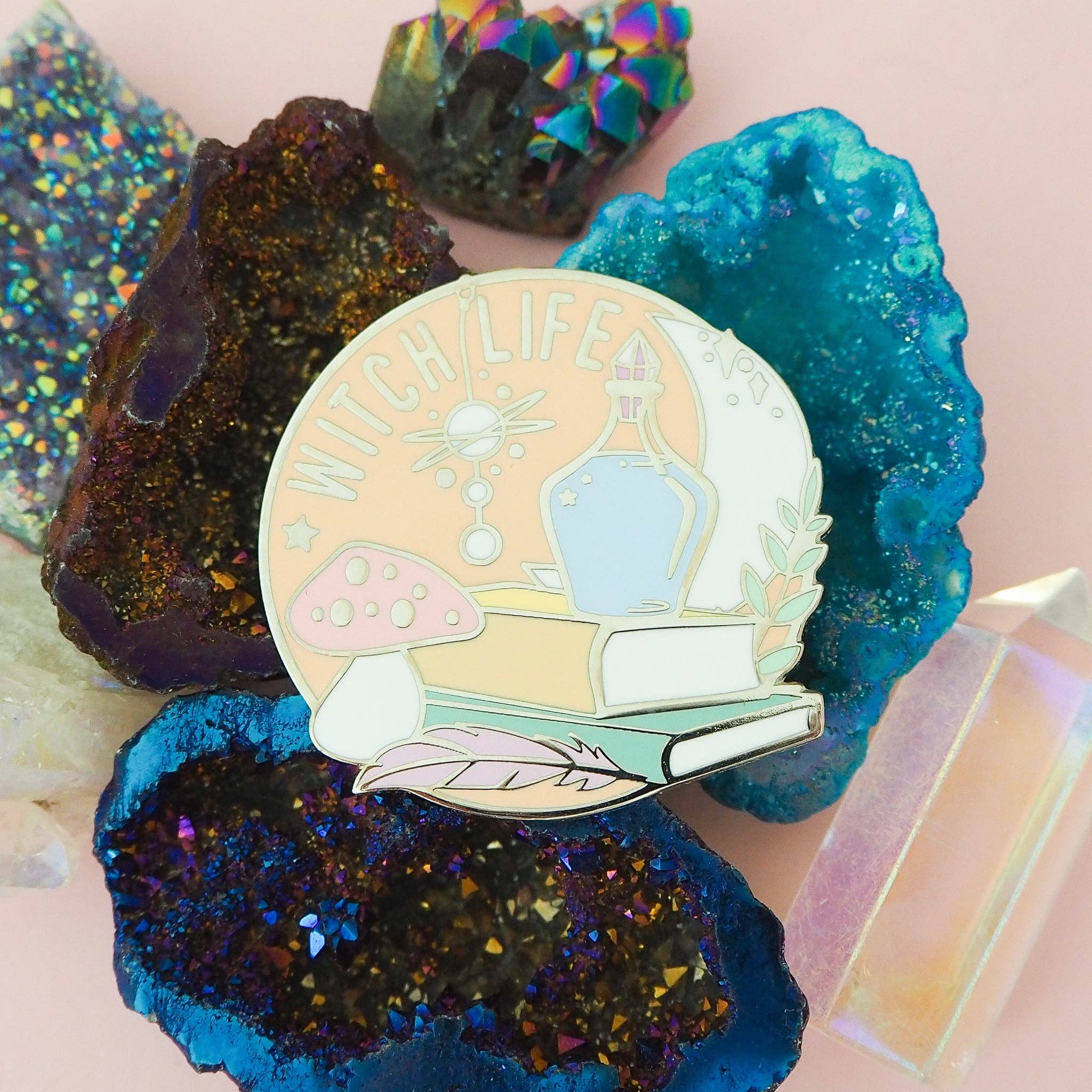 Witch Life Enamel Pin