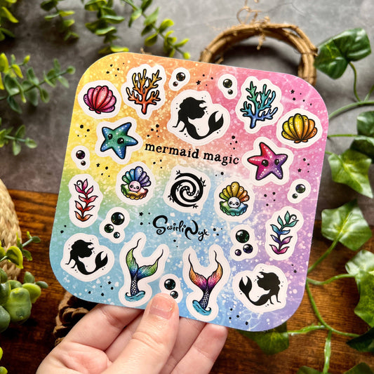 Mermaid Magic Rainbow Sticker Sheet