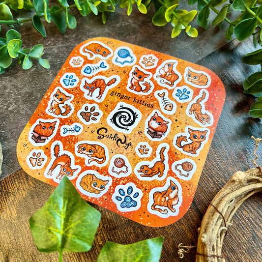Kitties Ginger Sticker Sheet