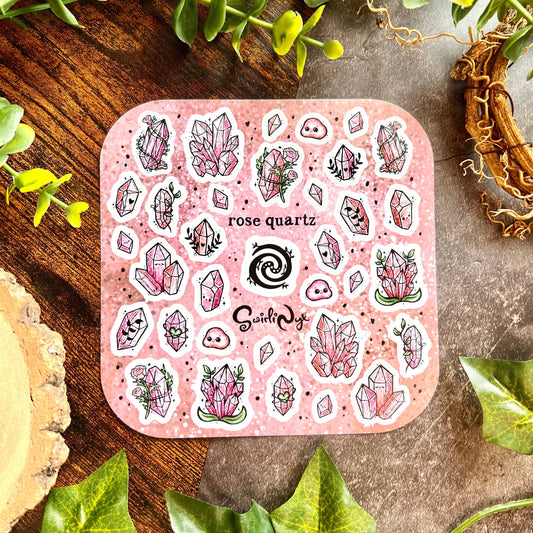 Rose Quartz Sticker Sheet
