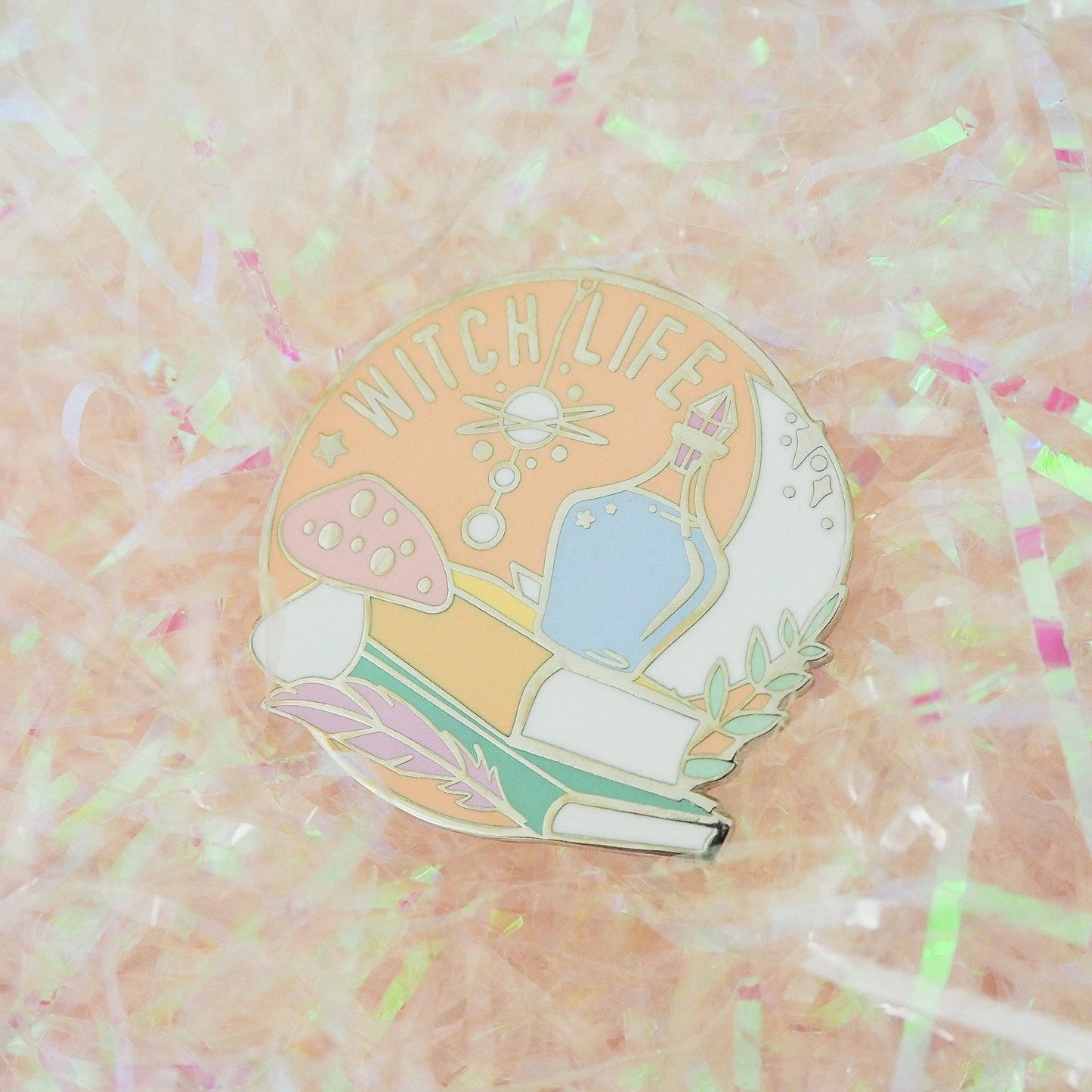 Witch Life Enamel Pin