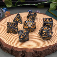Giant Paladin Dice 7 Piece Acrylic Poly Dice Set