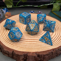 Giant Paladin Dice 7 Piece Acrylic Poly Dice Set