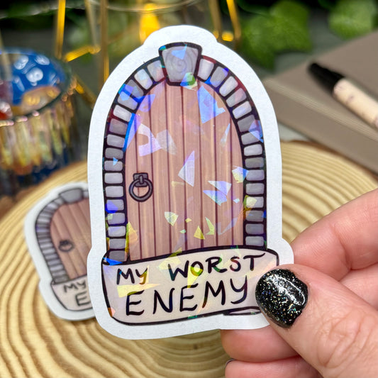 Doors Are My Worst Enemy Sticker