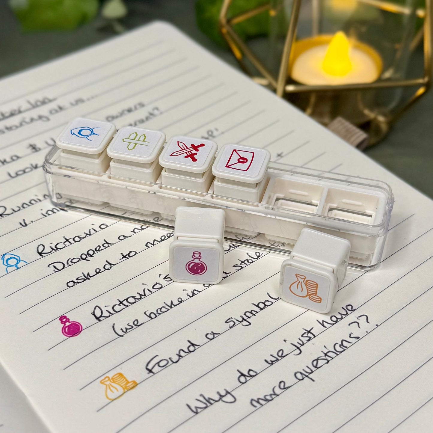 Session Note Stamps