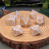 Giant Paladin Dice 7 Piece Acrylic Poly Dice Set