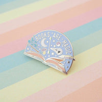 Books are Magic Enamel Pin
