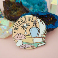 Witch Life Enamel Pin
