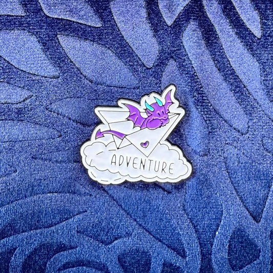 Adventure Dragon Enamel Pin - The Wandering Satchel