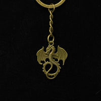Mini Metal Dragon Keychain