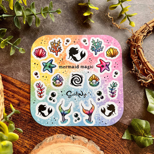 Mermaid Magic Rainbow Sticker Sheet