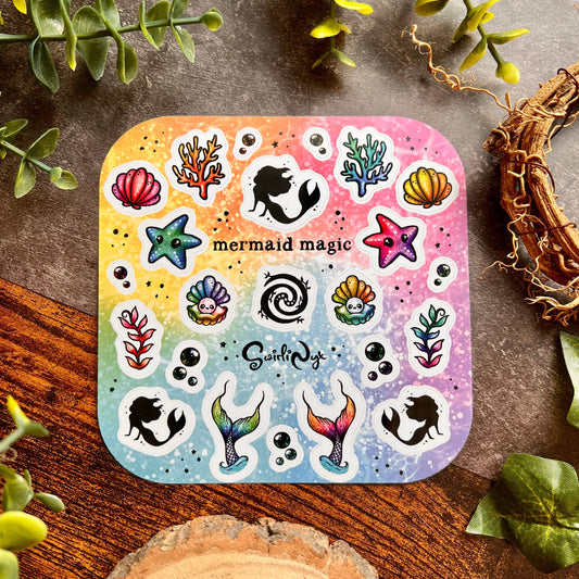 Mermaid Magic Rainbow Sticker Sheet
