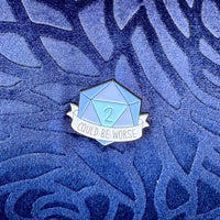 Blue Dice Enamel Pins - The Wandering Satchel