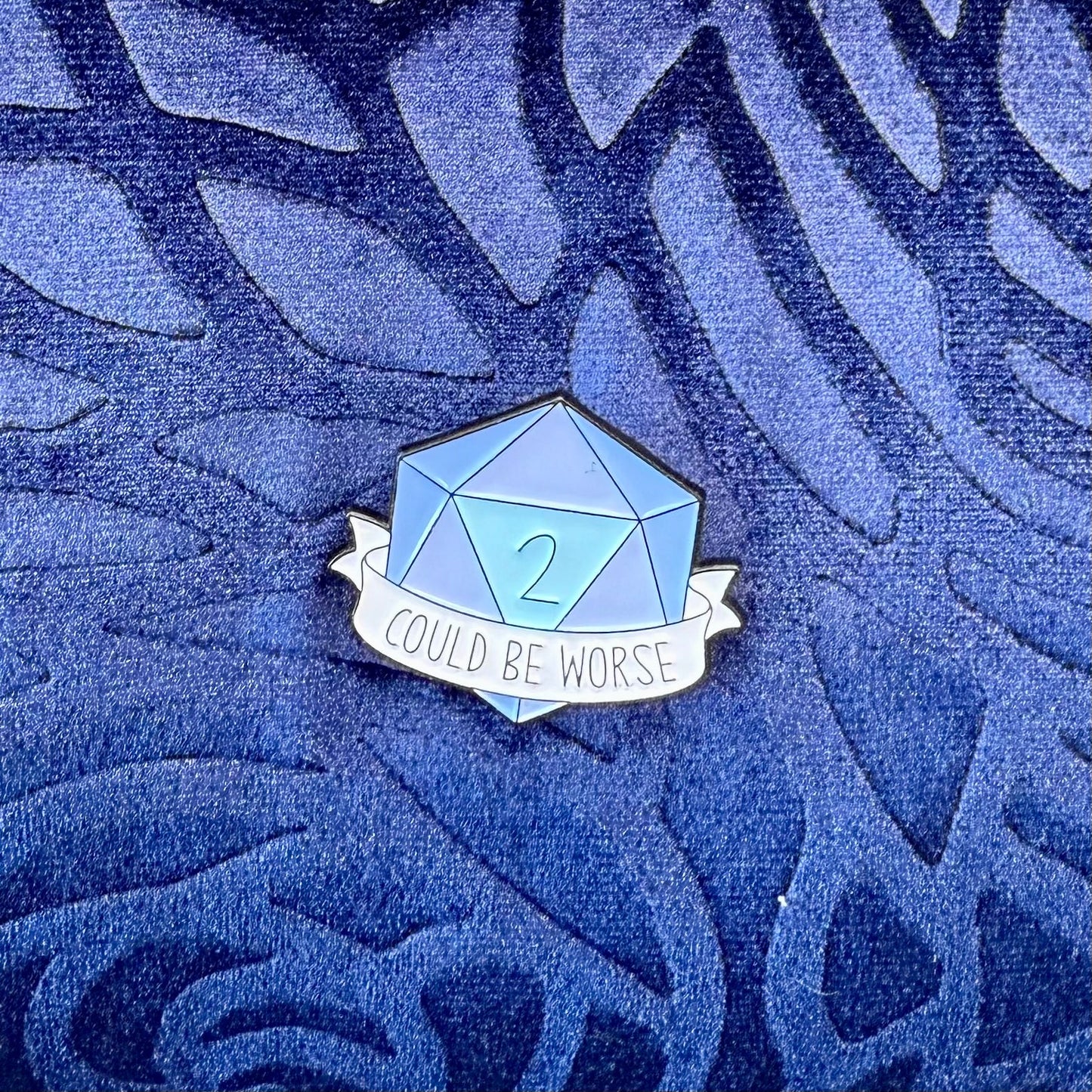 Blue Dice Enamel Pins - The Wandering Satchel