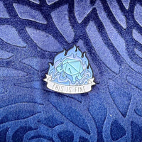 Blue Dice Enamel Pins - The Wandering Satchel