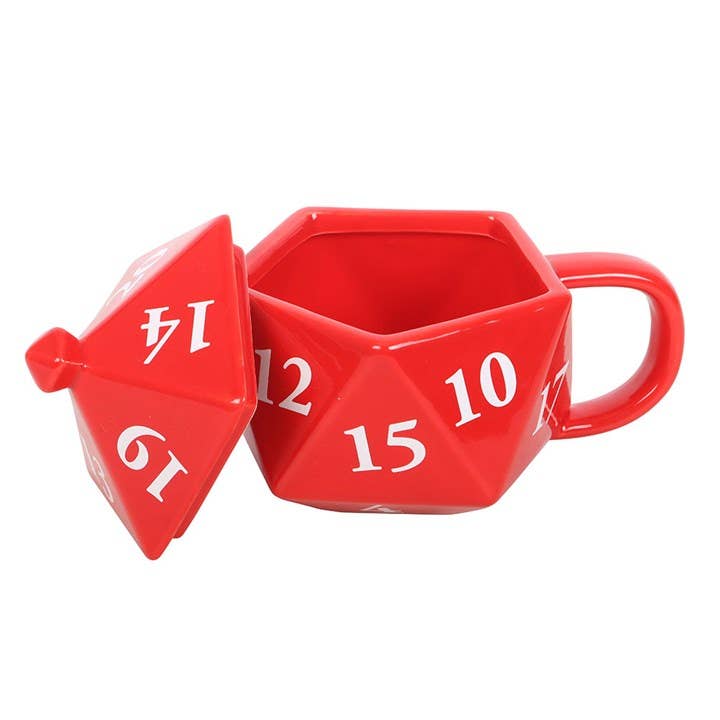 D20 Gaming Dice Shaped Mug - The Wandering Satchel