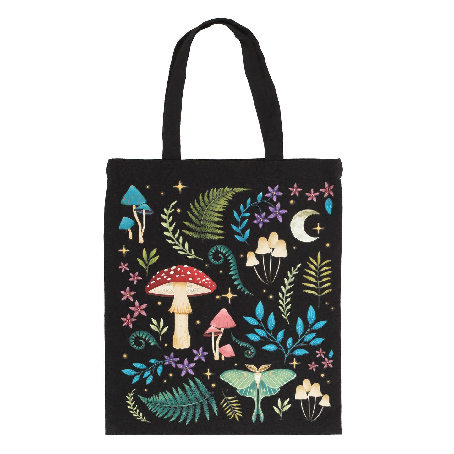 Dark Forest Print Polycotton Tote Bag - The Wandering Satchel