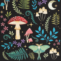 Dark Forest Print Polycotton Tote Bag - The Wandering Satchel