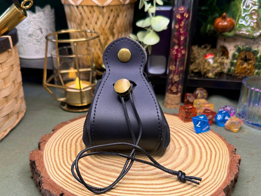 Dice Drawstring Bag with Rolling Tray - The Wandering Satchel