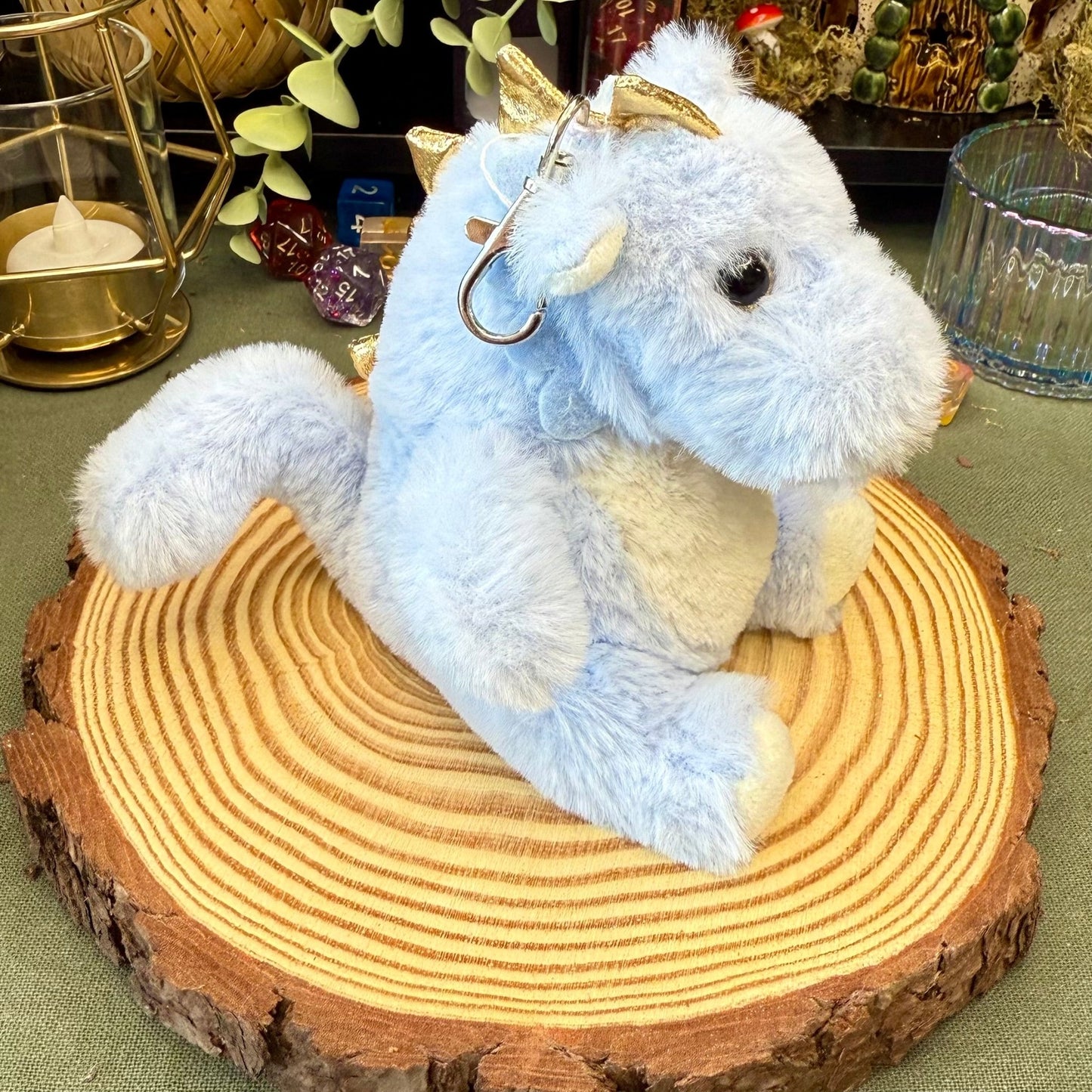 Dragon Plush Keychain - The Wandering Satchel