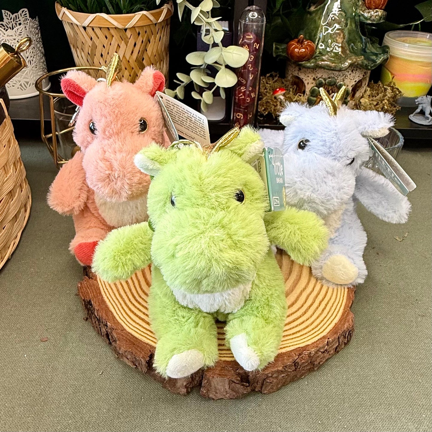 Dragon Plush Keychain - The Wandering Satchel