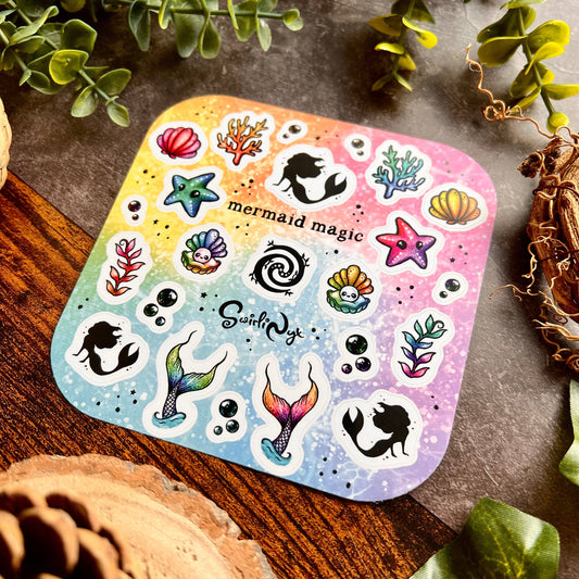 Mermaid Magic Rainbow Sticker Sheet