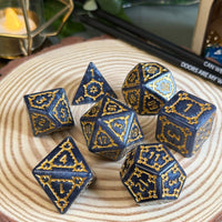 Giant Castle Dice 7 Piece Acrylic Poly Dice Set - The Wandering Satchel