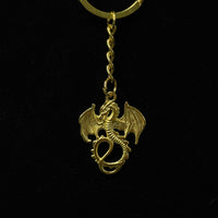 Mini Metal Dragon Keychain