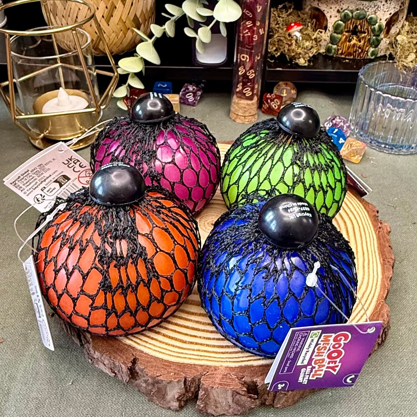 Gooey Mesh Ball Squish - The Wandering Satchel