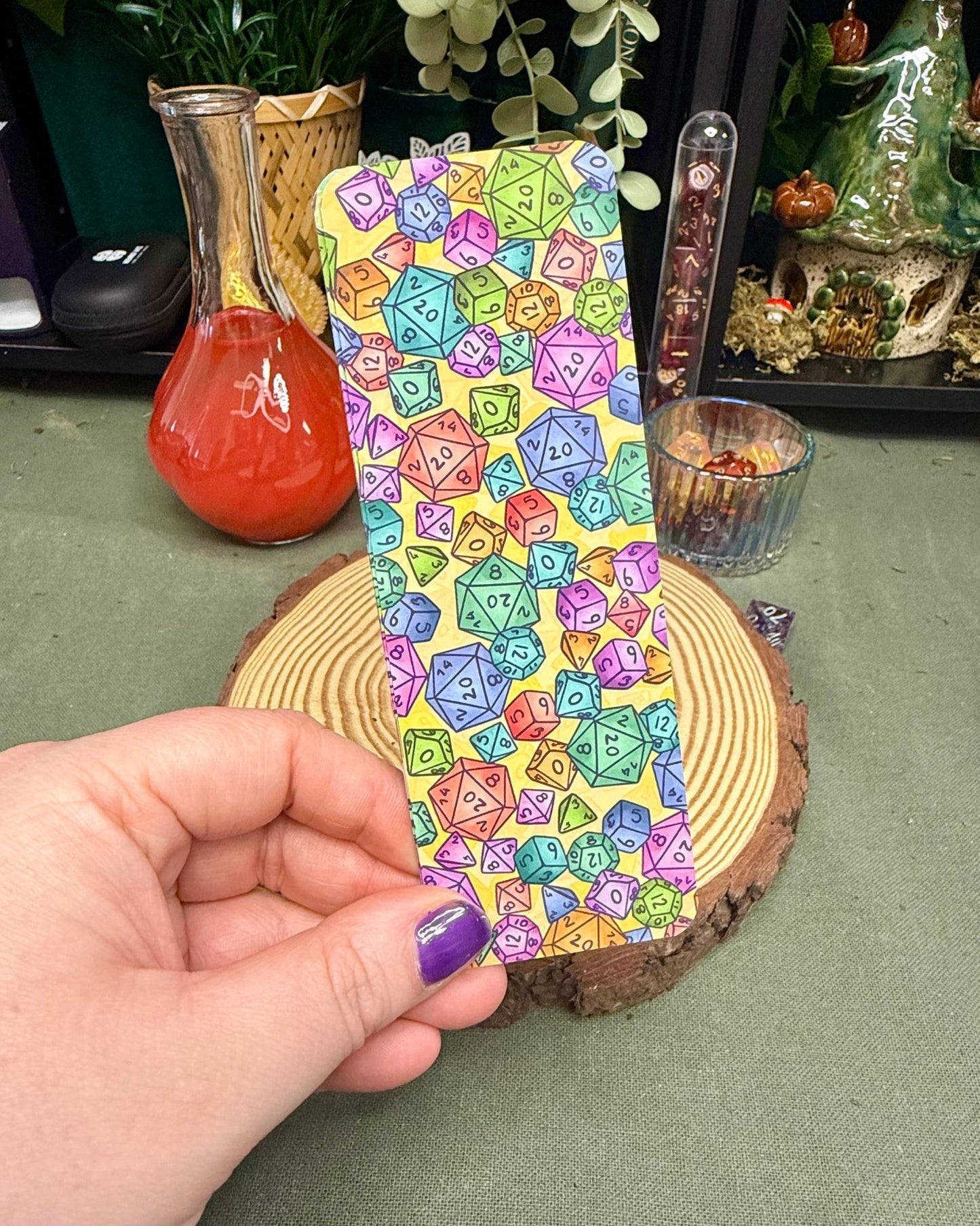 I Have Too Many Dice Bookmark - The Wandering Satchel