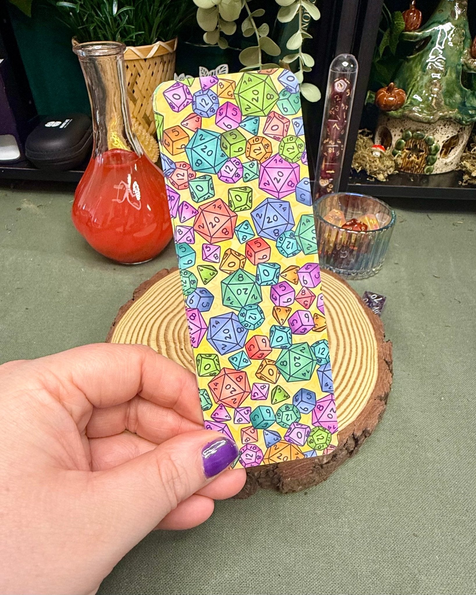 I Have Too Many Dice Bookmark - The Wandering Satchel