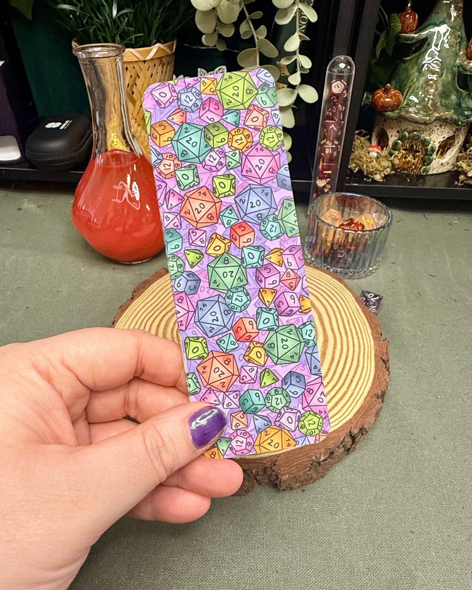 I Have Too Many Dice Bookmark - The Wandering Satchel