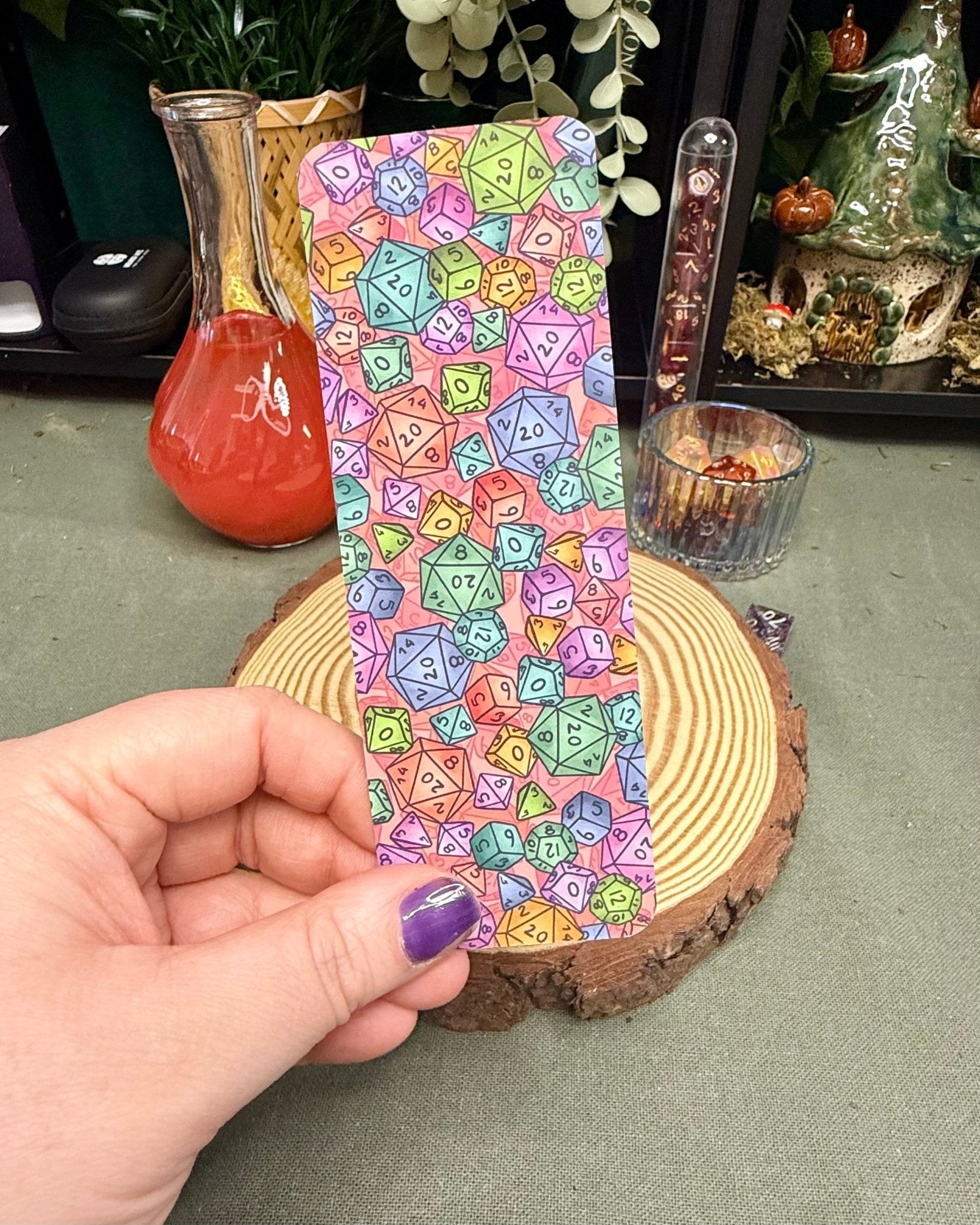 I Have Too Many Dice Bookmark - The Wandering Satchel