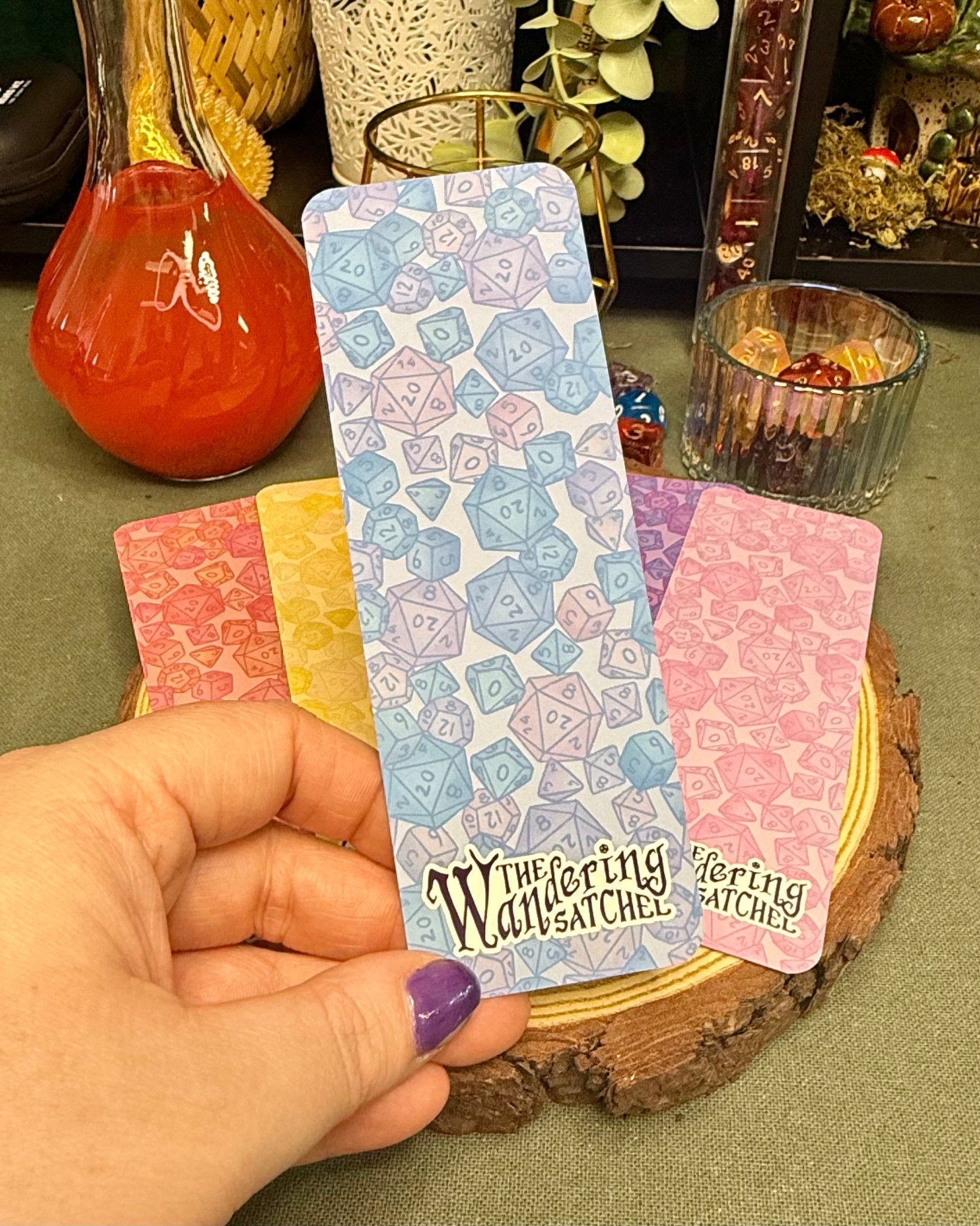 I Have Too Many Dice Bookmark - The Wandering Satchel