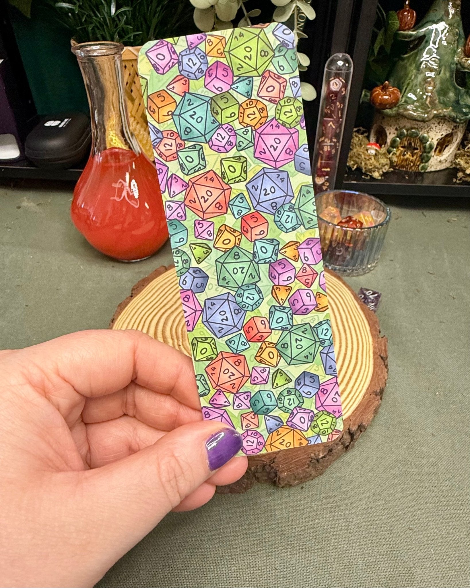 I Have Too Many Dice Bookmark - The Wandering Satchel