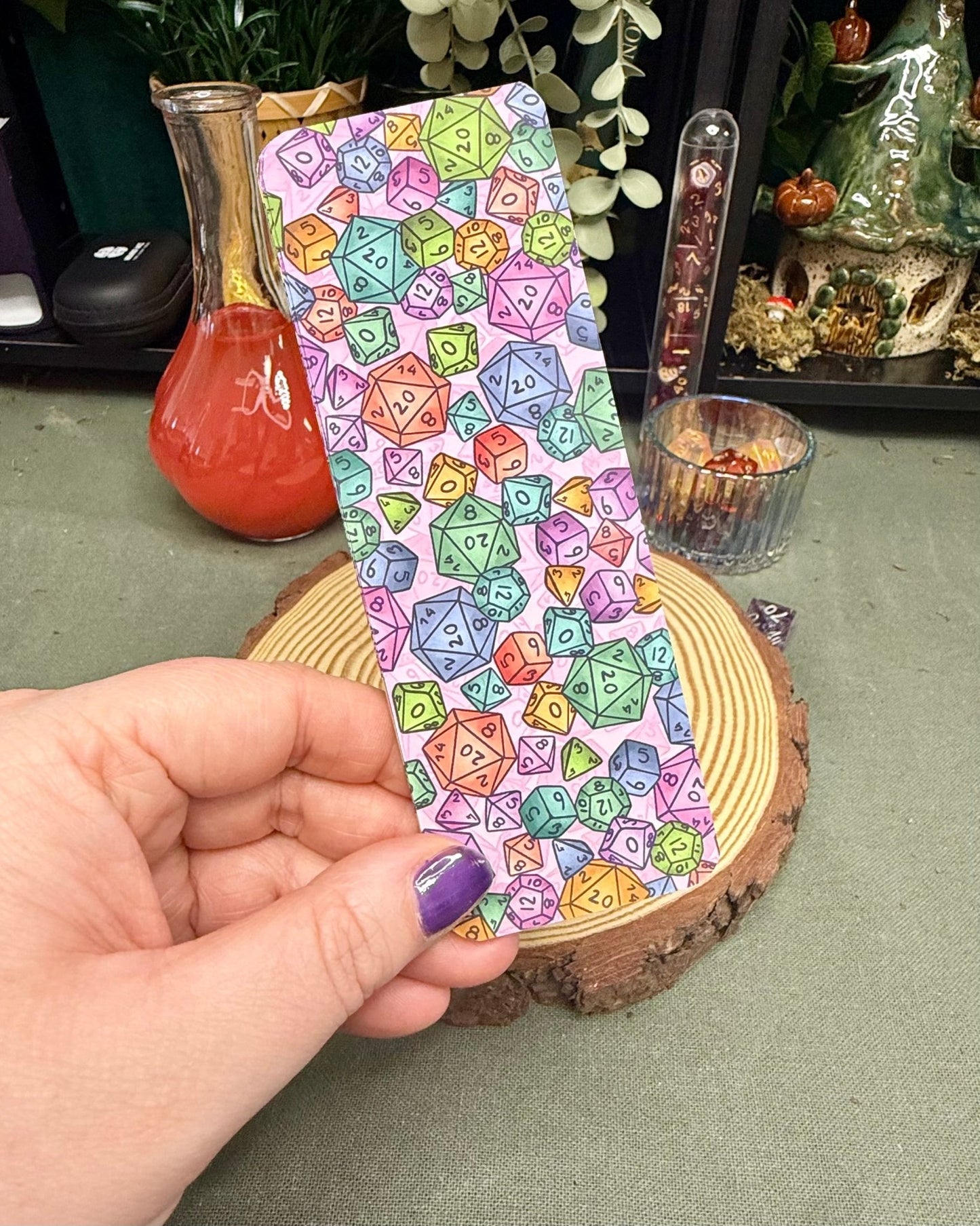 I Have Too Many Dice Bookmark - The Wandering Satchel