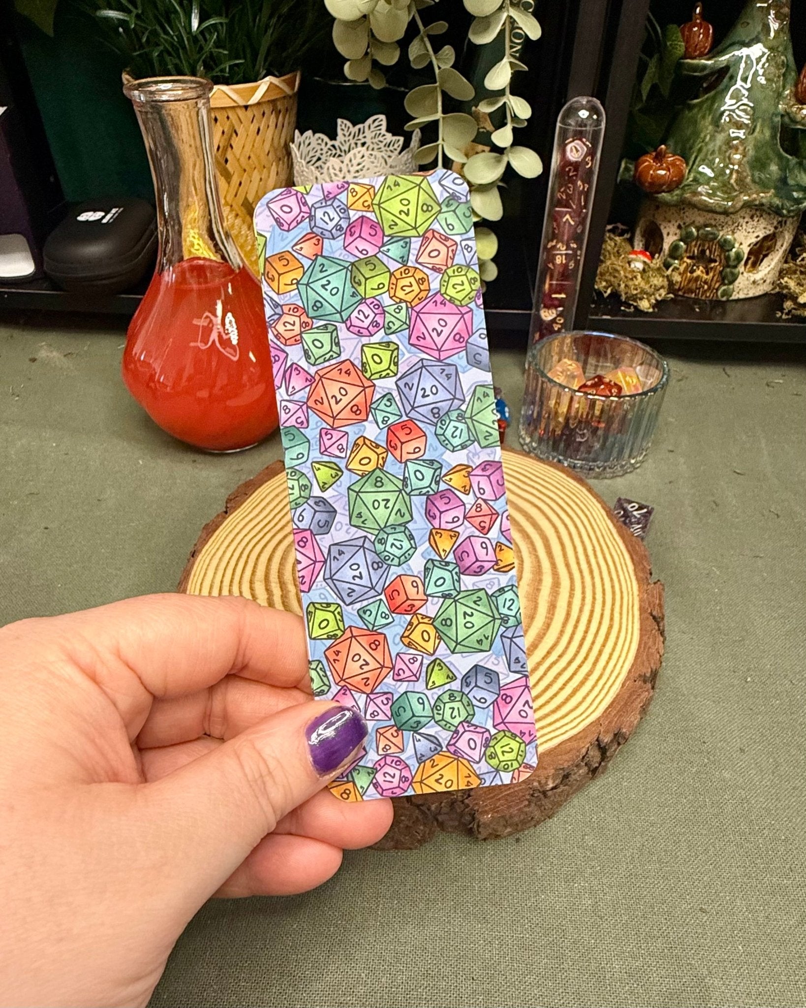 I Have Too Many Dice Bookmark - The Wandering Satchel