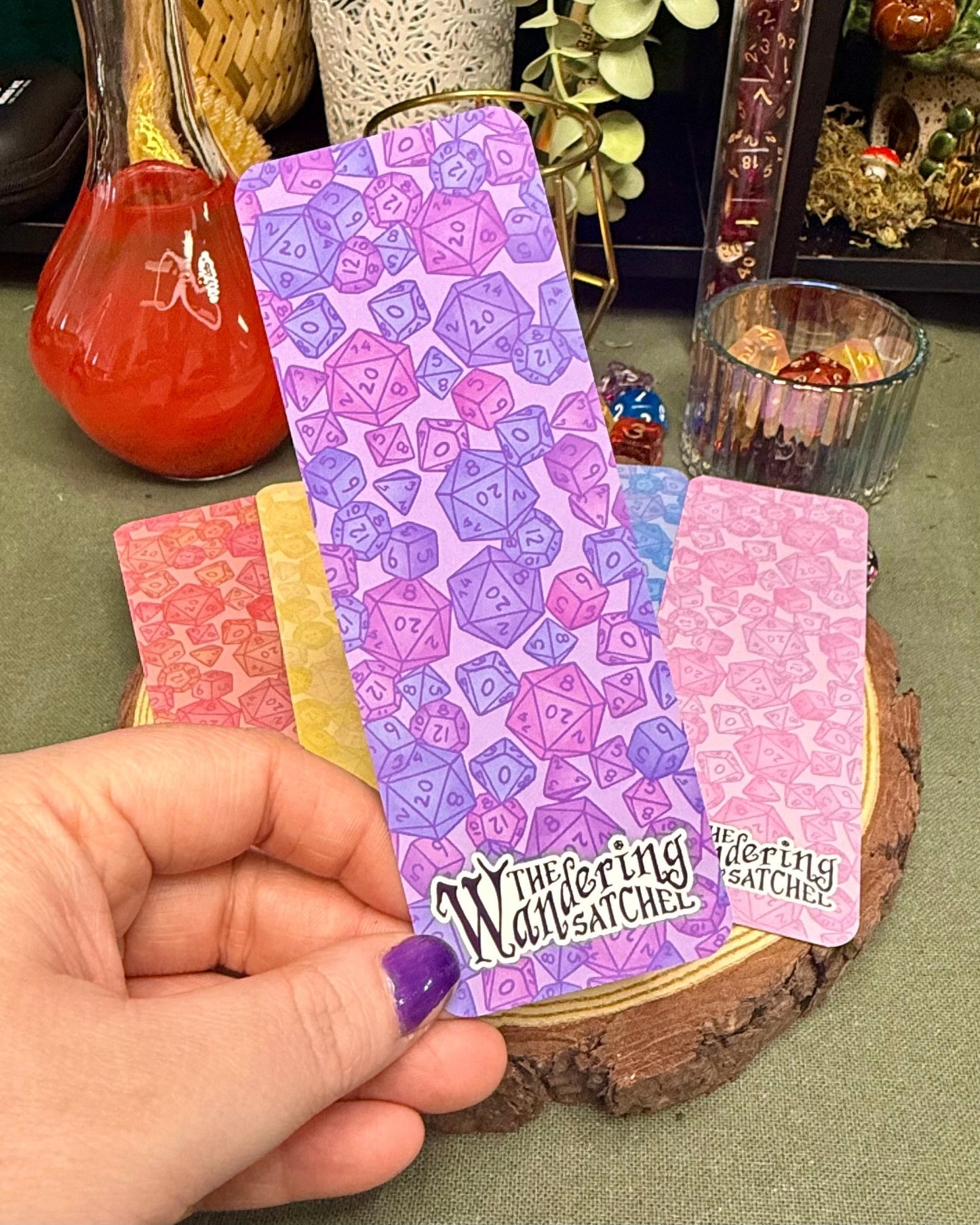 I Have Too Many Dice Bookmark - The Wandering Satchel