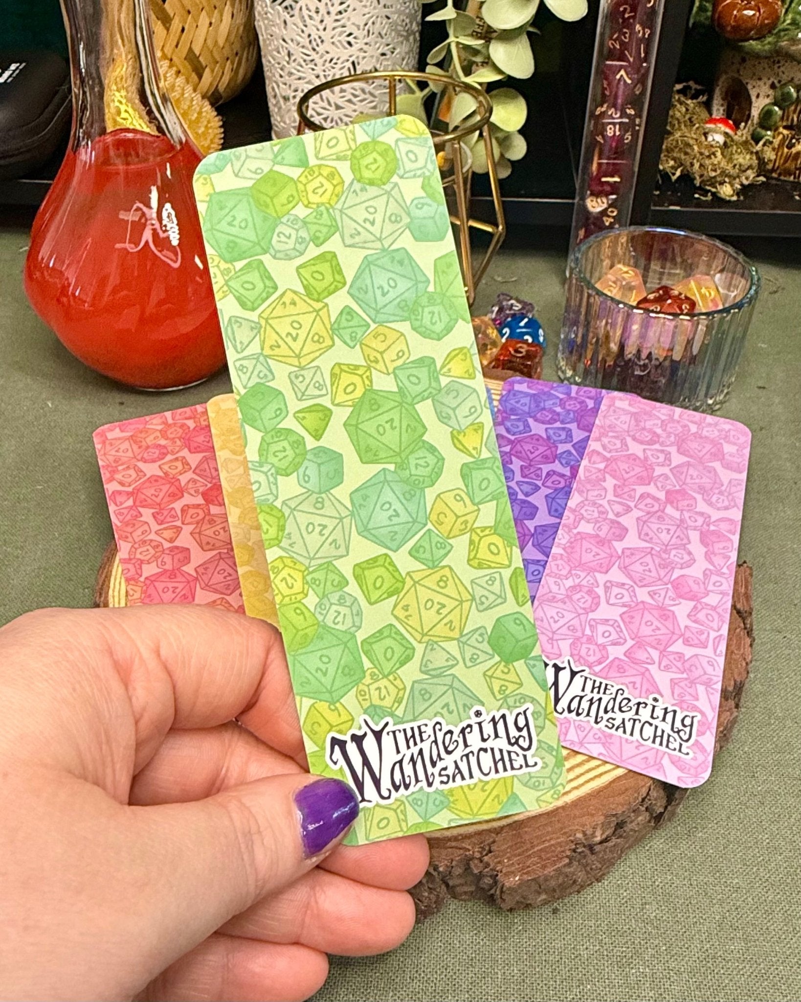 I Have Too Many Dice Bookmark - The Wandering Satchel