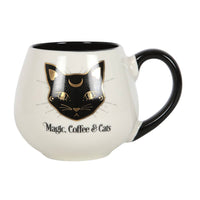 Magic, Coffee & Cats Rounded Mug - The Wandering Satchel