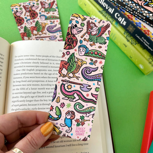 Medieval Menagerie Bookmark - The Wandering Satchel