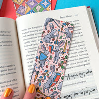 Medieval Rabbits Bookmark - The Wandering Satchel