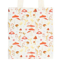 Mushroom Print Cotton Tote Bag - The Wandering Satchel