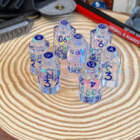Potion Bottle 7 Piece Resin Poly Dice Set - The Wandering Satchel