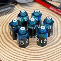 Potion Bottle 7 Piece Resin Poly Dice Set - The Wandering Satchel